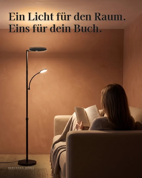 Stehlampe mit Leselicht · 119,95 €