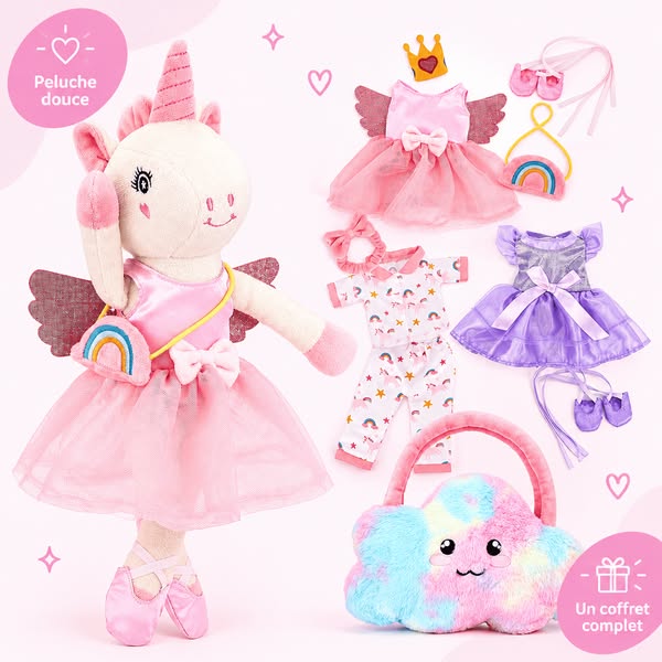 Lila, la licorne ballerine à habiller
