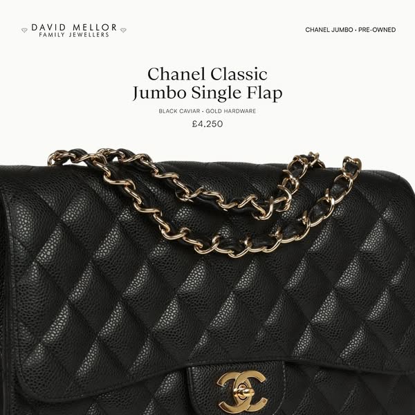 Chanel Classic Jumbo Single Flap · £4,250