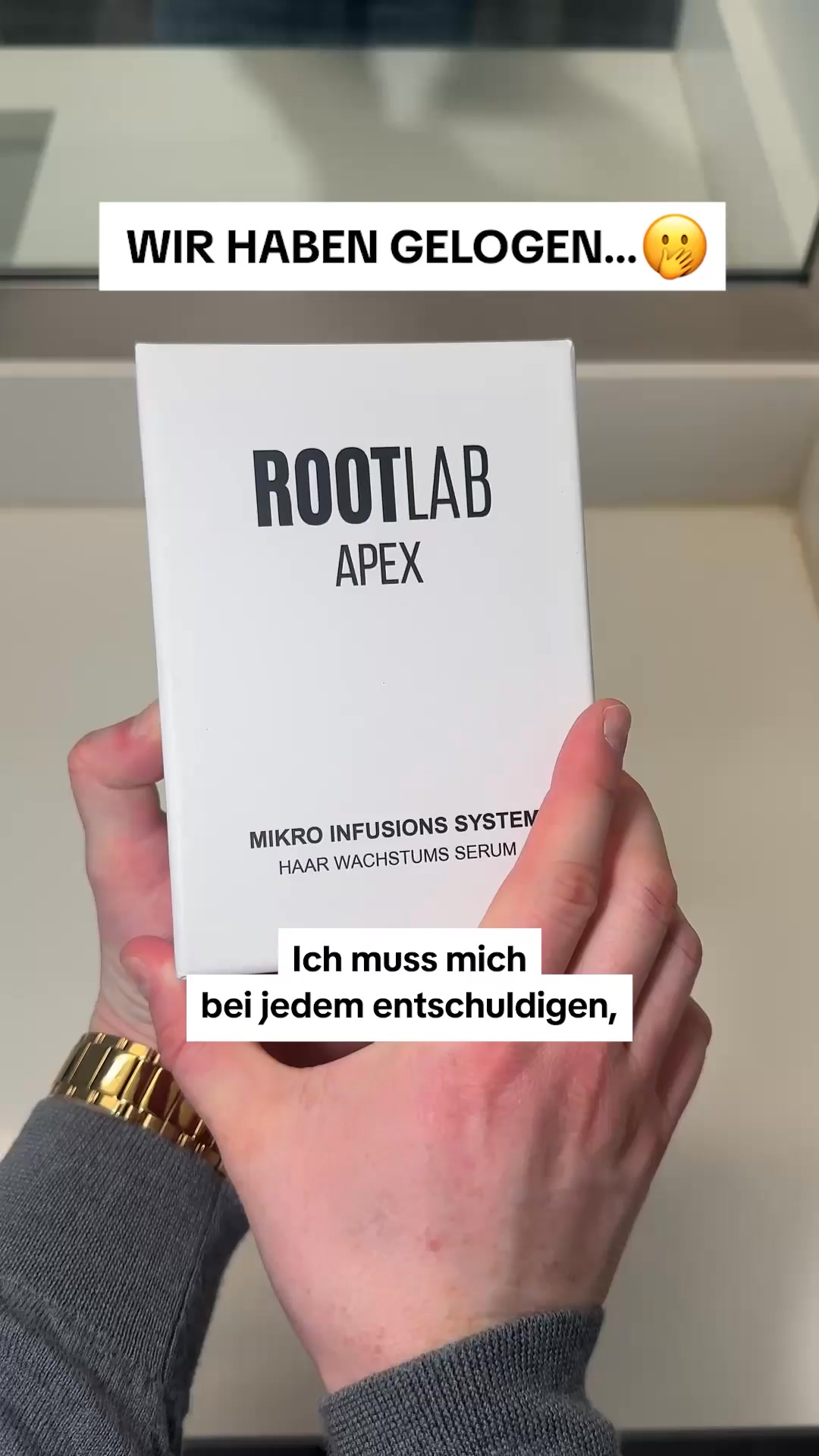 Volles Haar in 3-5 Wochen oder Geld zurück.