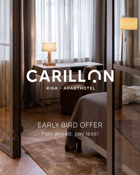 Early bird Riga stay - pay less