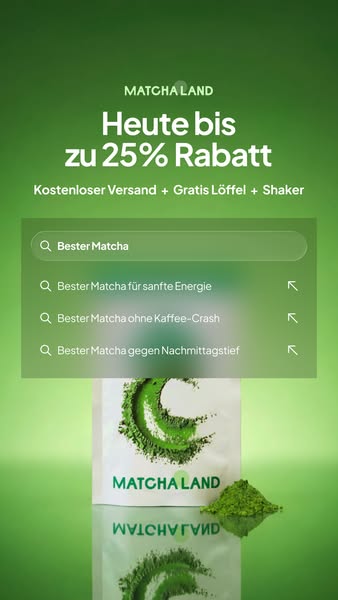Vorteile von Matcha Grüntee entdecken