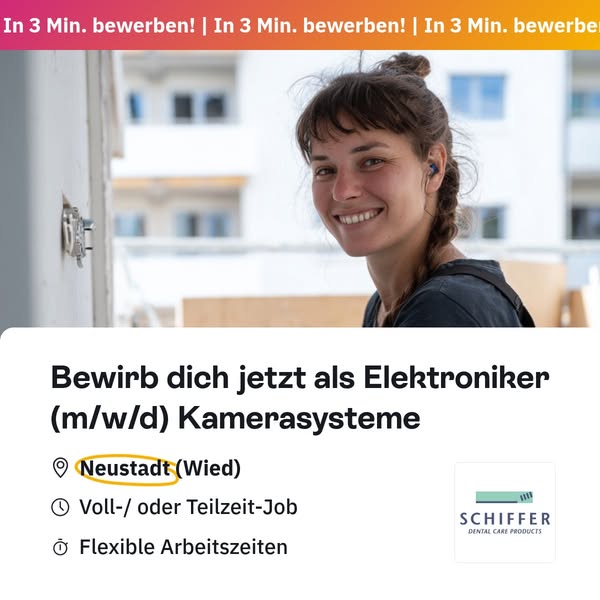 Elektroniker für Betriebstechnik (m/w/d) – Neustadt/Wied in Neustadt (Wied)