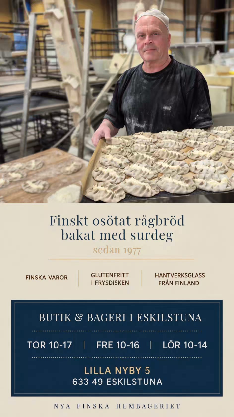 Anúncio de Nya Finska Hembageriet