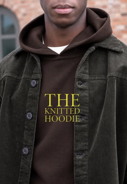Cedric knitted hoodie - Brown