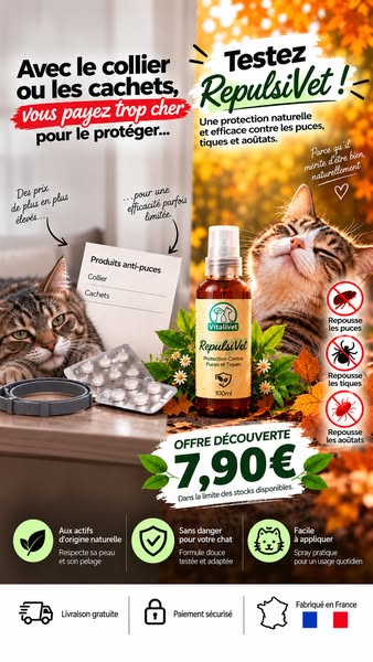 Testez RepulsiVet pour 7,90 €