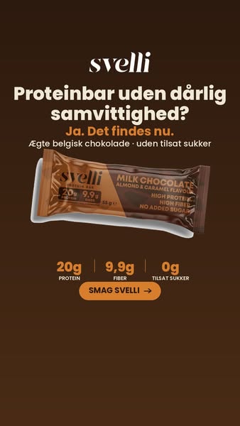 Proteinbar uden tilsat sukker