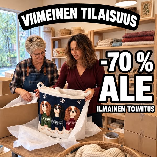 Pyykkikorit jopa -70 % nyt
