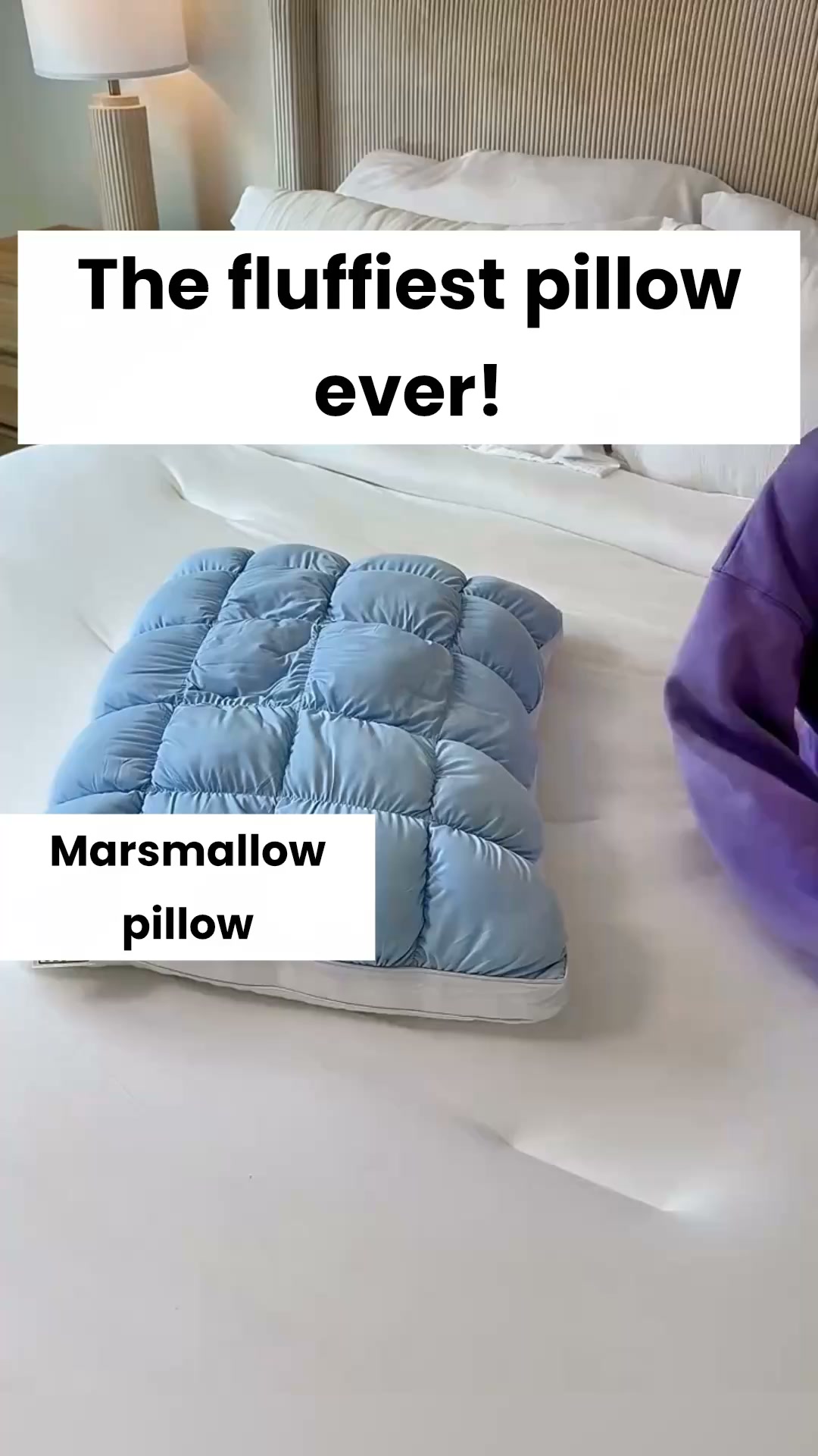 The pillow that feels like sleeping on a cloud