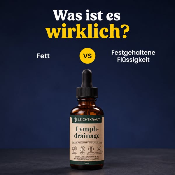Fett verbrennt. Flüssigkeit bleibt — und wird mehr.