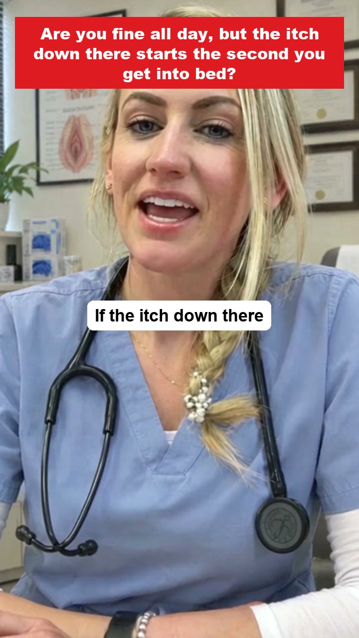 Check If the product you're using for the itch down there is making it worse