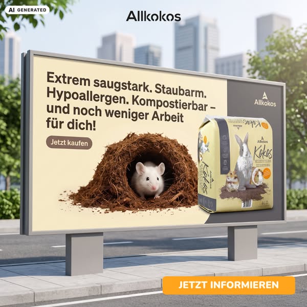 Käfig sauber machen gehört dazu. Muss aber nicht ständig nötig sein.