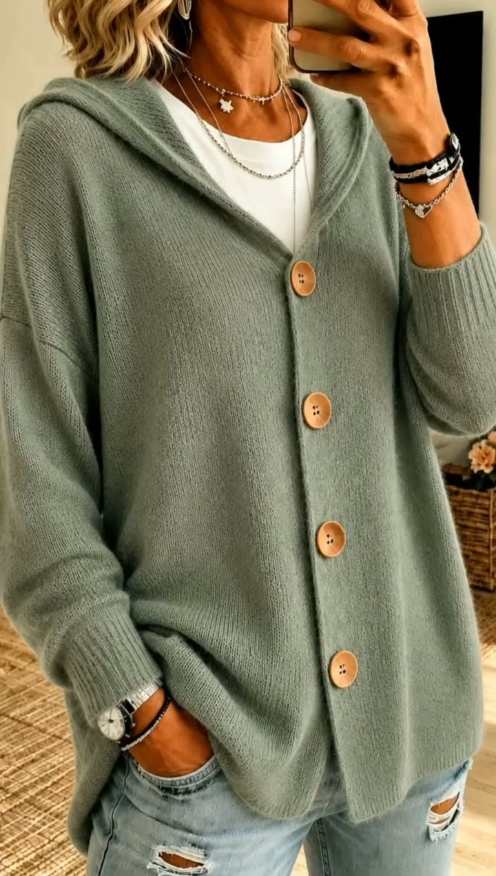 Begrenzte Zeit 50% RabattWomen's Casual Hooded Sweater Cardigan
