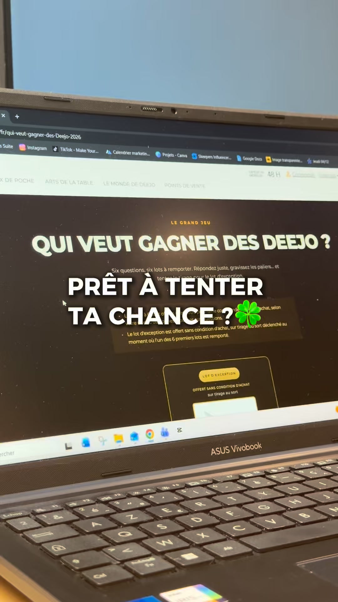 Qui veut gagner des Deejo?