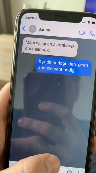 Horloge met valdetectie - zonder abonnement