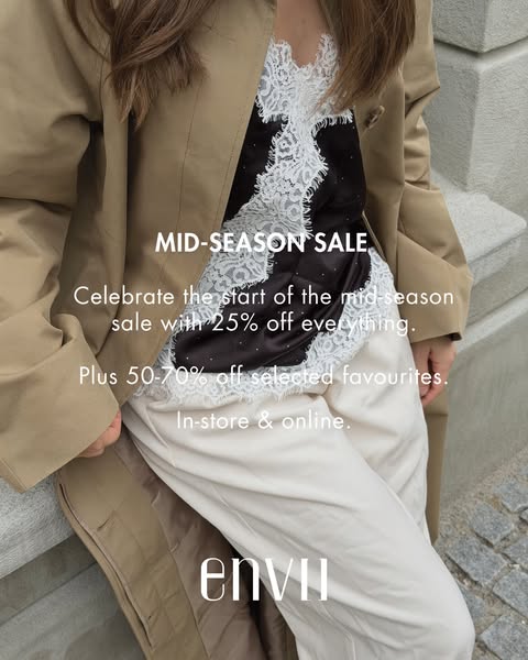 Mid-season sale er live
