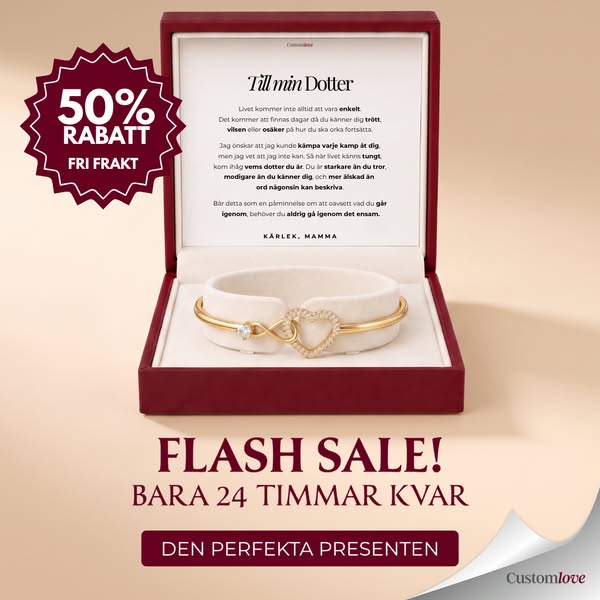 Till Min Dotter – Infinity Heart-Armband – Mamma Är Alltid Med Dig