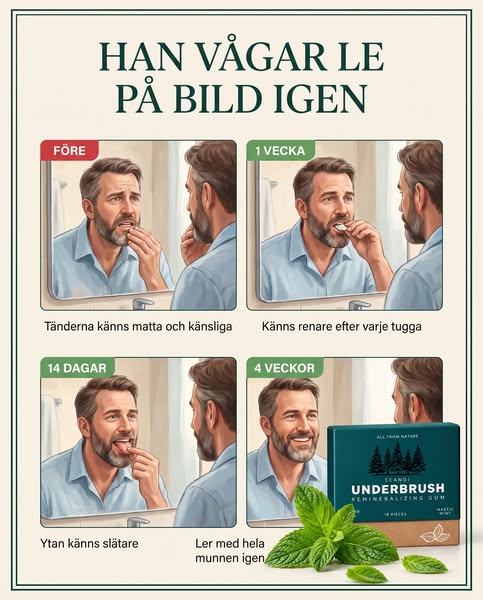 Ett tuggummi som förändrar dina tänder.