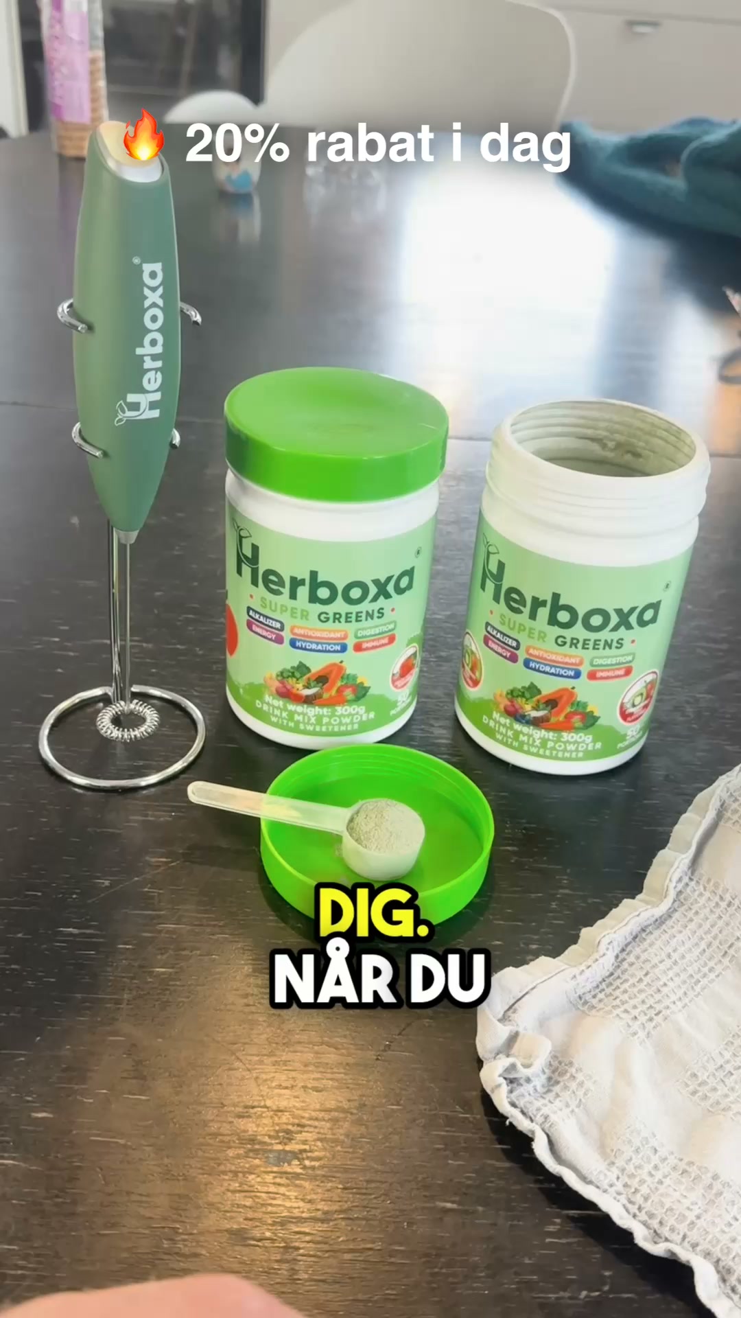 Få 20 % rabat, før det er udsolgt
