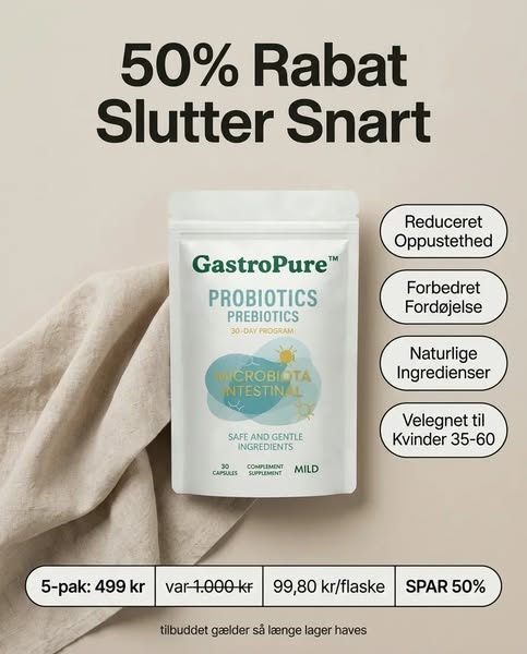 Sidste Chance – 50% Rabat på GastroPure™