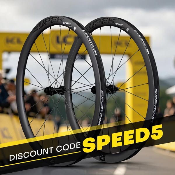 SUPERTEAM BIKE WHEELSET CARBON RIMS AND CARBON WHEELS