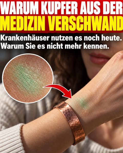 Warum Kupfer aus der Medizin verschwand