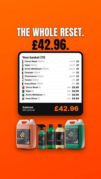 The whole reset: £42.96