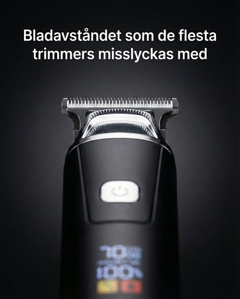 Äntligen – precision på barberarnivå i ditt eget badrum.