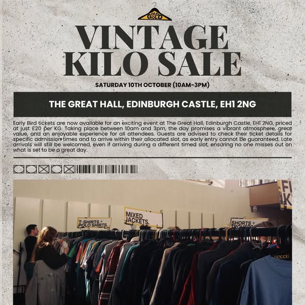 Shop Vintage for £20 Per Kilo