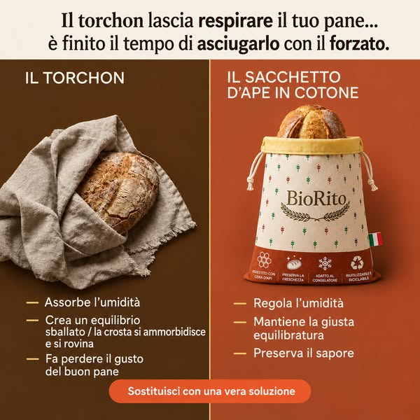 4,9/5 — Il tuo pane fresco per 7 giorni