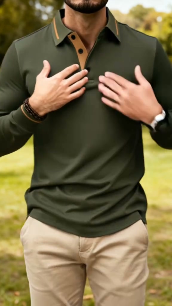 50% OFF Men’s Casual Polo Shirt