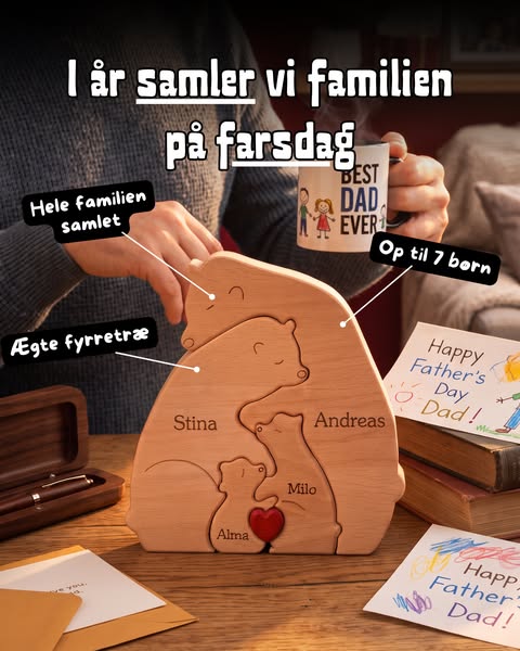 Hold familien tæt på hjertet