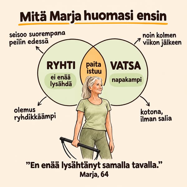 Etsimme mukaan yli 60-vuotiaita naisia