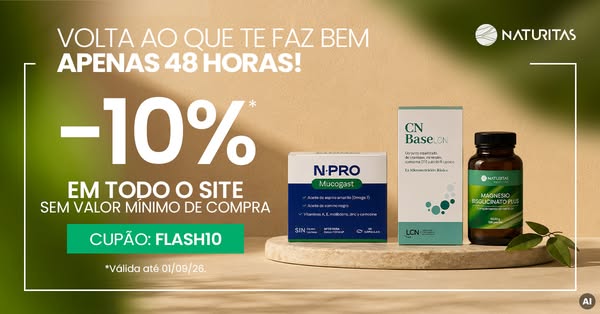 10% EXTRA. Cupão: FLASH10