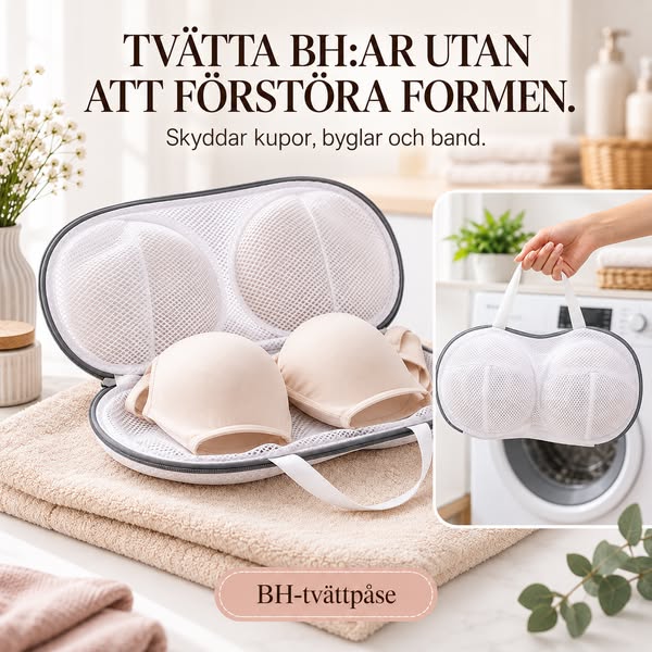 Skydda dina BH:ar i tvätten