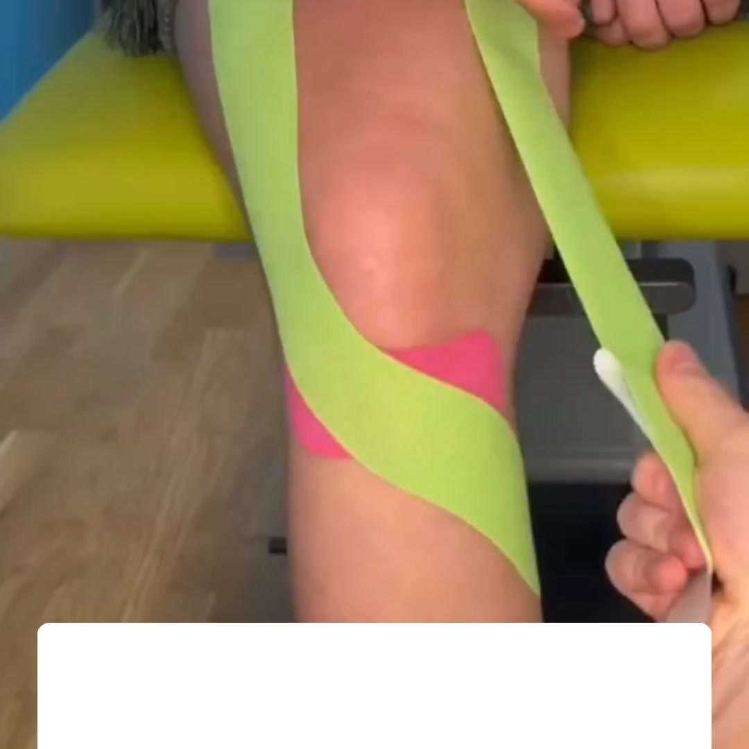 Kniegewricht Correctie Tape - Beweeg weer met vertrouwen, zonder voortdurend aan je knie te hoeven denken