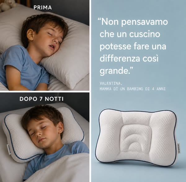 Serenia • Il Cuscino Posturale per Bambini