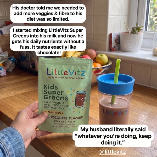 A MUST for parents who's kids aren't getting enough nutrients