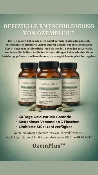 Sanfte Linderung bei GLP-1-Verstopfung