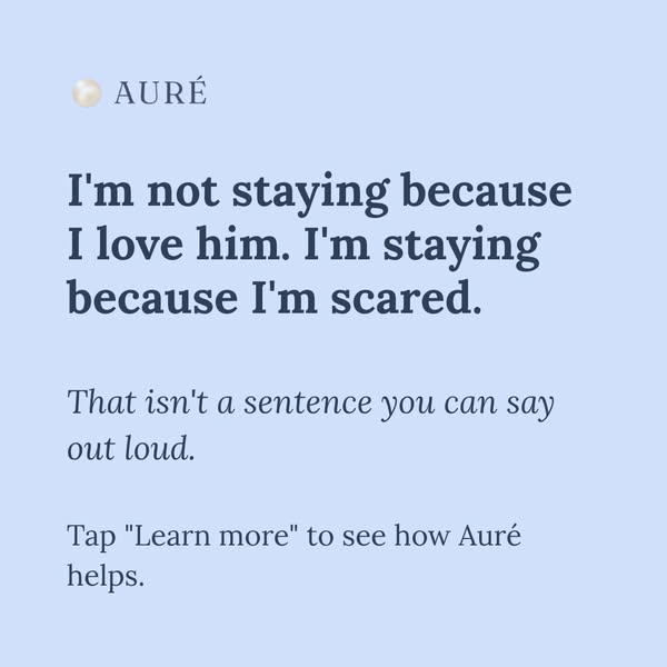 It isn't love keeping me here.