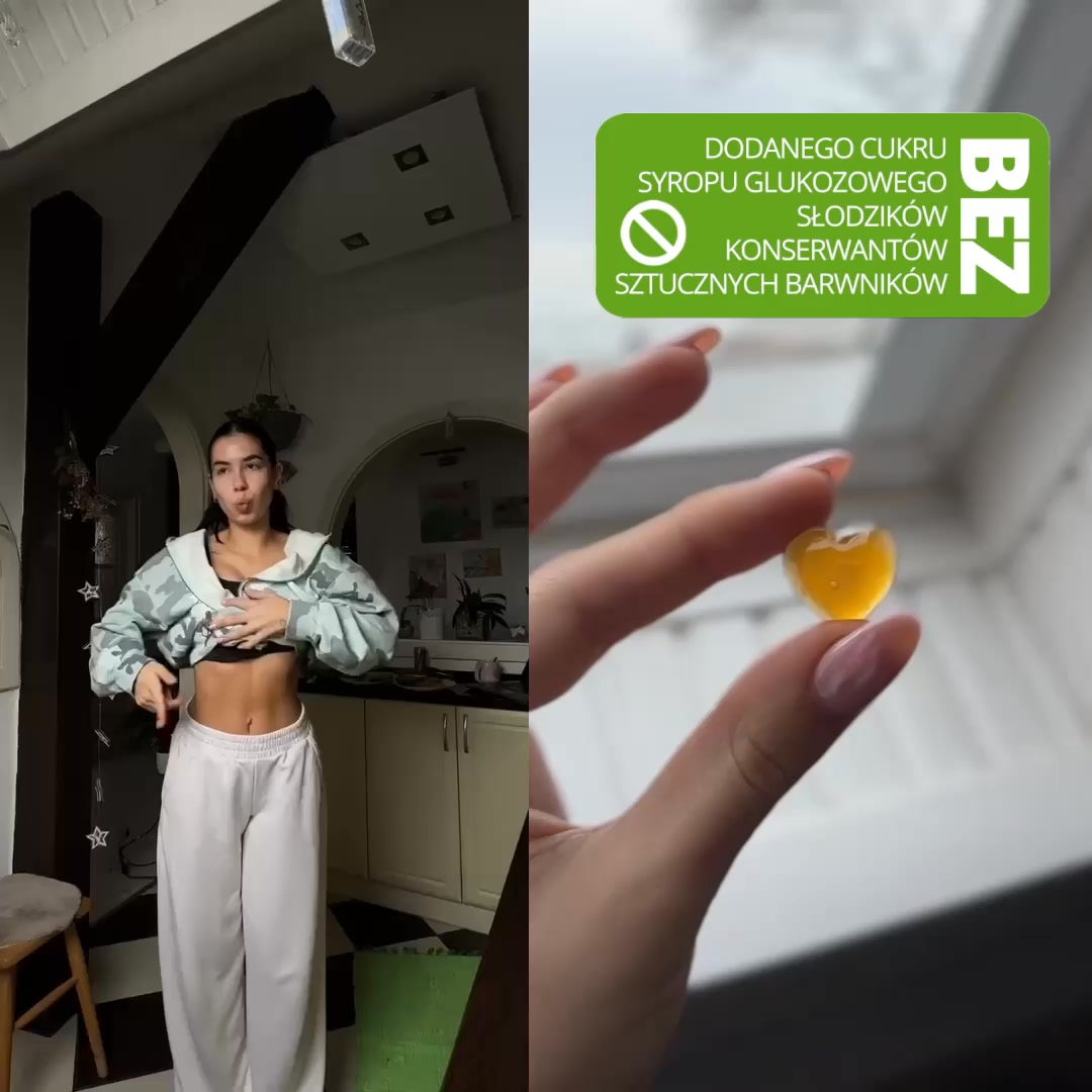 100% NATURALNE NANI ŻELKI Z OCTEM JABŁKOWYM