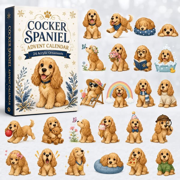 Everyday Cocker Spaniel Advent Calendar 2026