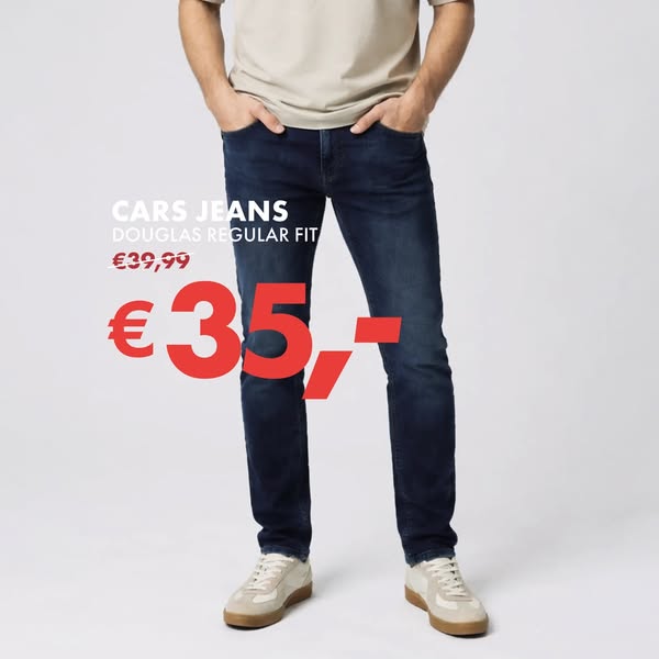 Cars Jeans Douglas voor €35