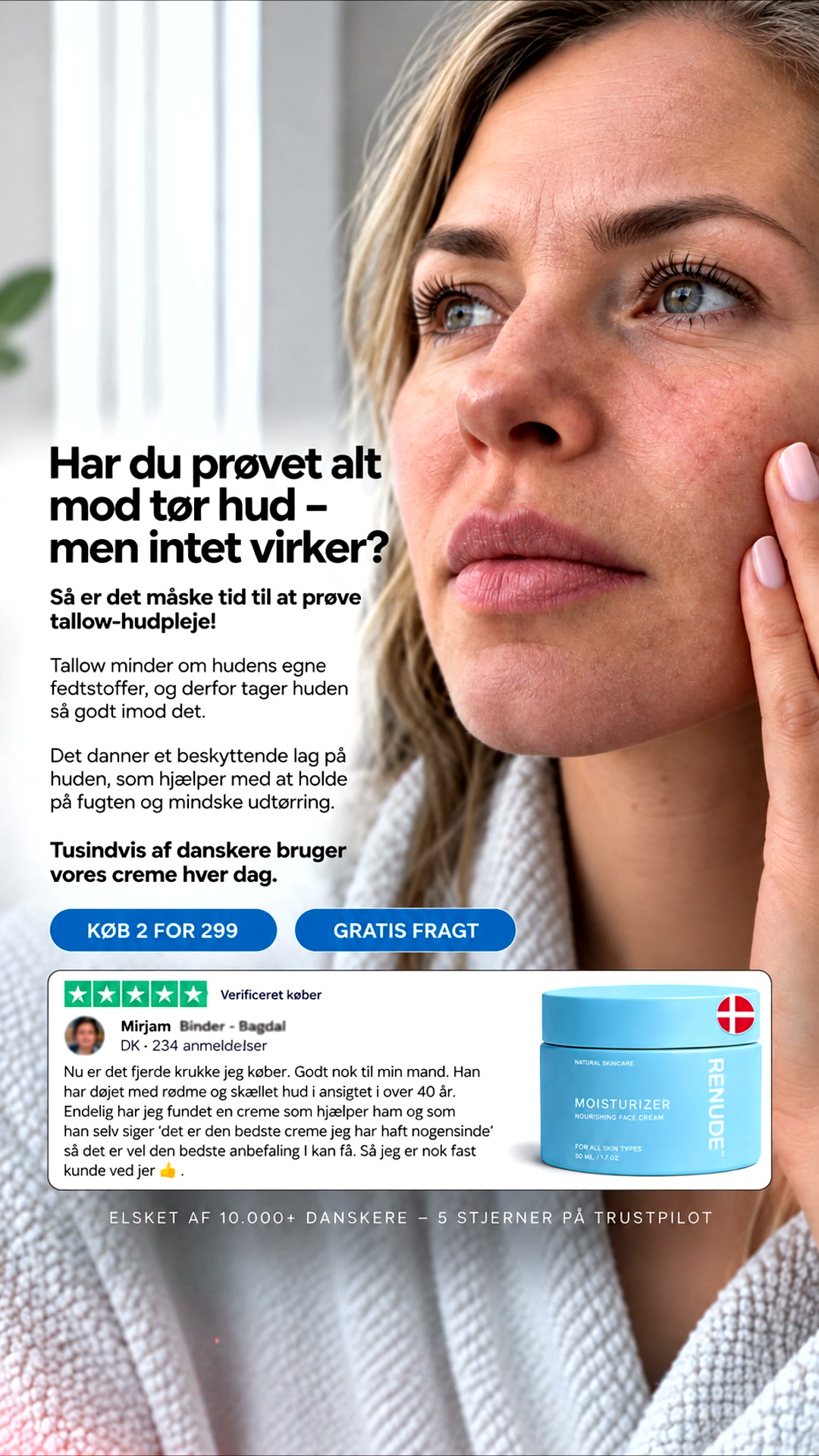 Naturlig Hudpleje Til Tør Hud | ELSKET AF 10.000+ DANSKERE