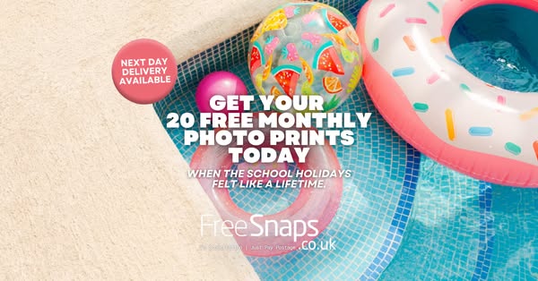 20 Free Prints Every Month