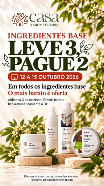 Leve 3, pague 2 nos ingredientes base