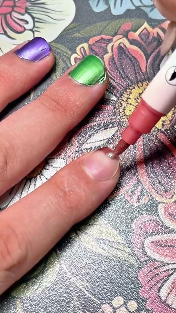LAST DAY-50% OFF24 Colors Dual Ended Nail Art Pens Set