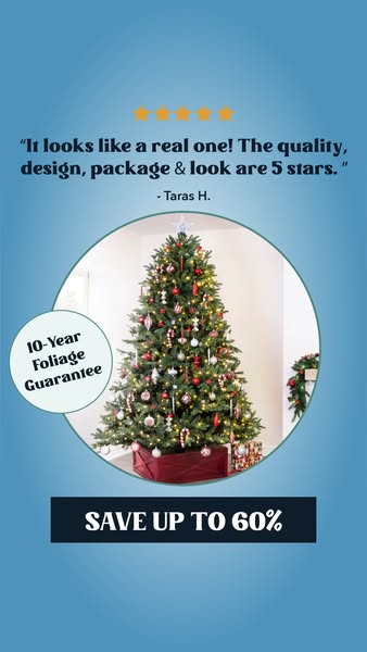 Save Up To 60% On Christmas Trees
