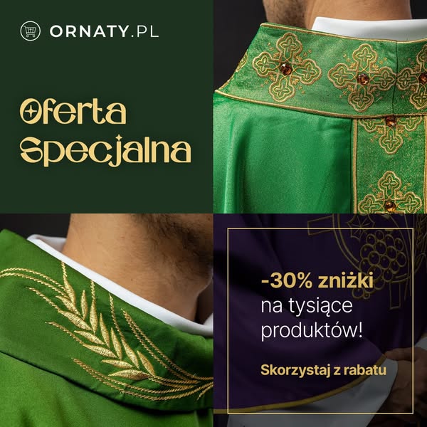 Do -30% na asortyment liturgiczny!