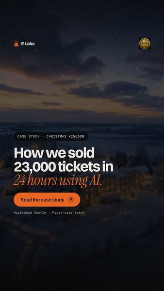 23,000 tickets in 24 hours.